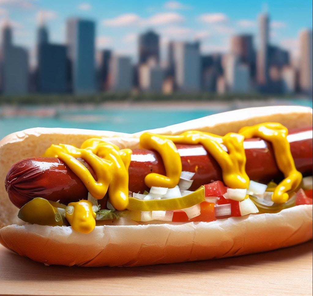 best chicago style hot dog
