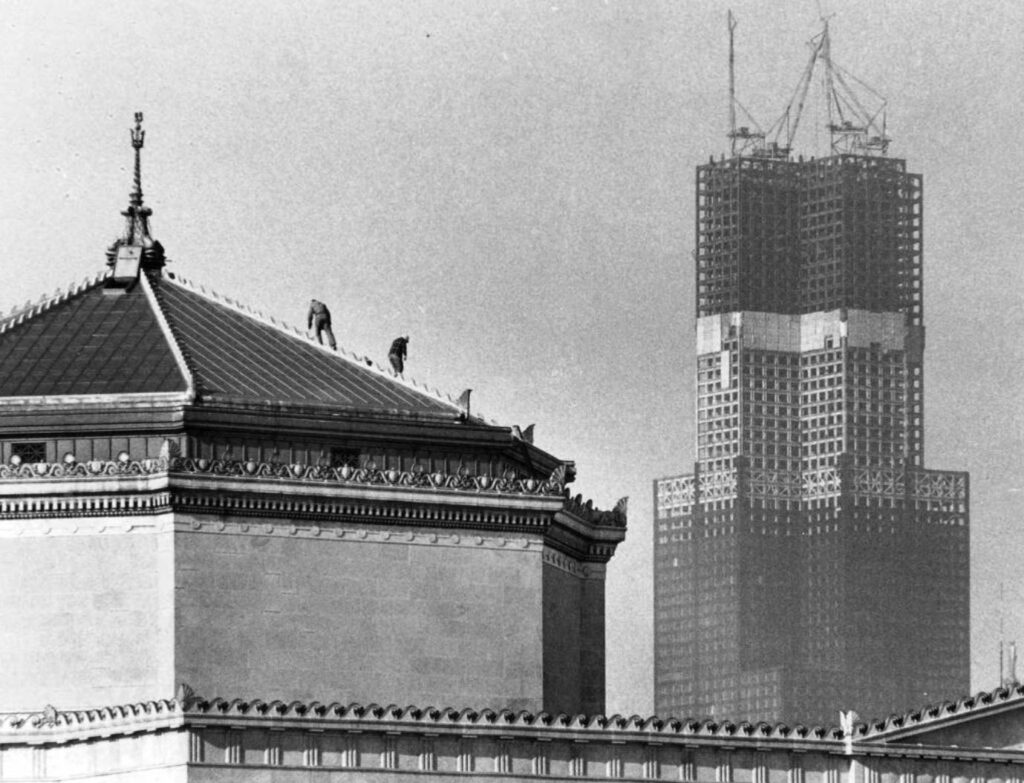 Sears Tower Chicago Construction