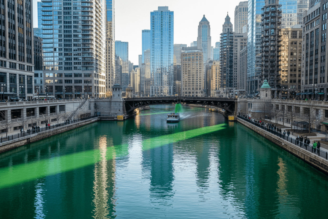 Chicago’s St. Patrick’s Day Spectacle: The Science Behind Dyeing the River Green