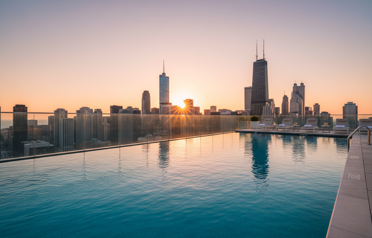 Chicago’s Best Rooftop Pools: Swimming Above the Skyline